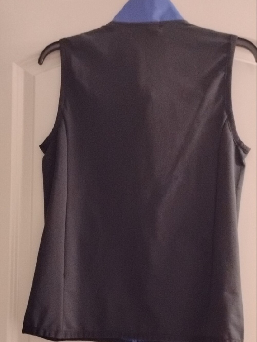 Lauren Ralph Lauren Blue Quilted Vest with Black Side Panels - Picture 5 of 5